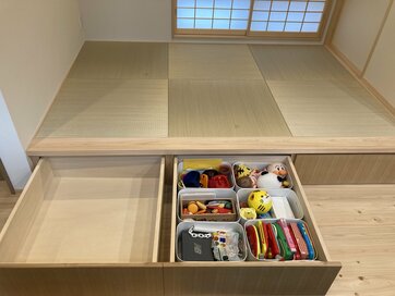 リビング横に和室をつくって大正解。収納、家事、気分転換の助けに