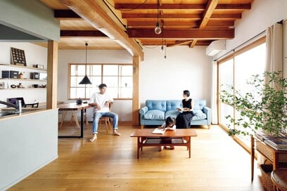 和モダン×北欧スタイルにリノベ。築43年の丈夫な家で楽しくエコ暮らし