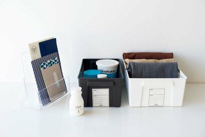 100円グッズを使った収納術。見た目もすっきり＆散らかりにくい