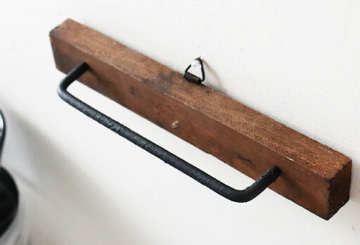 コーヒーフィルターホルダーを壁に設置