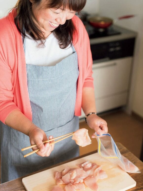 1回分ずつ保存袋へ