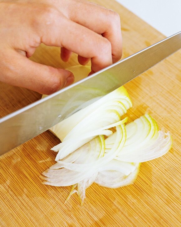 タマネギ薄切り