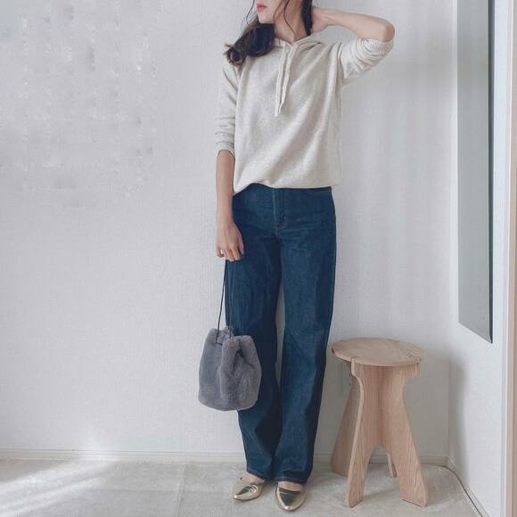 デニムと合わせたコーデ