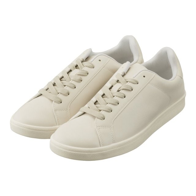 クリーンレザータッチスニーカー