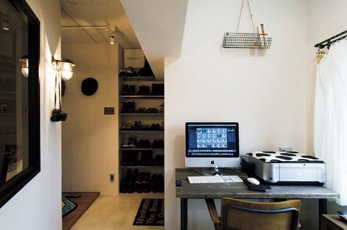 玄関横の個室をリノベで妻のワークスペースに