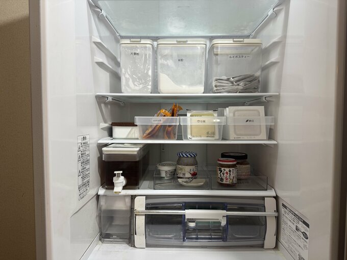 整った冷蔵庫