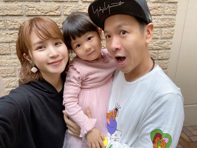 はんにゃ川島さん夫婦と長女