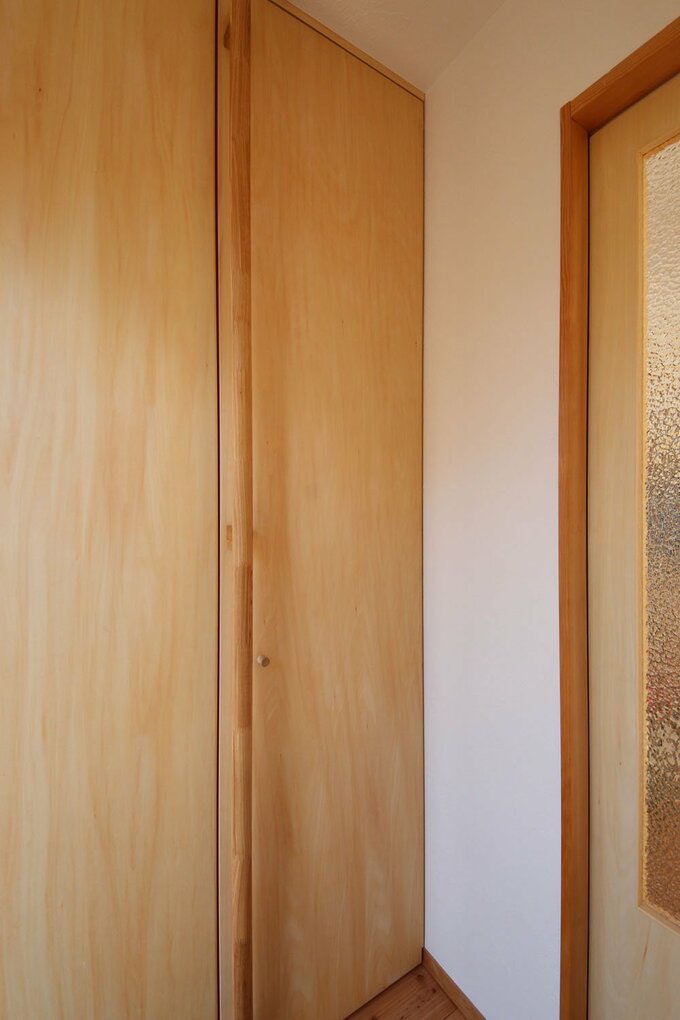 玄関の一時的に収納する場所