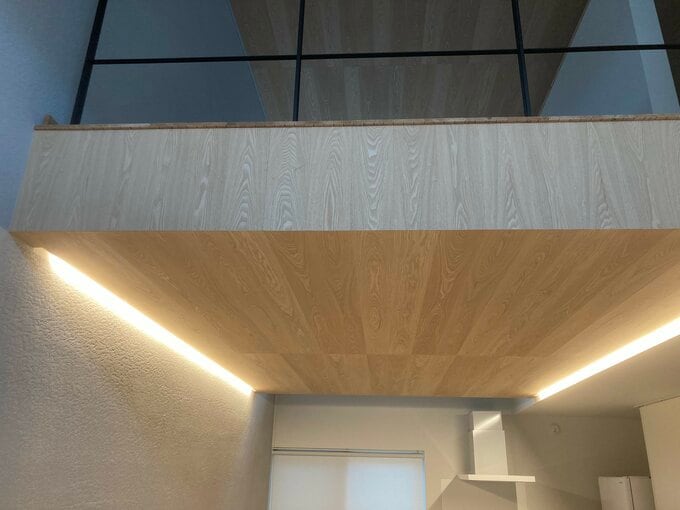 1階LDKの間接照明