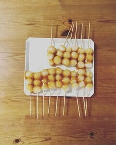 はじめてのみたらし団子づくり