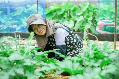 80代、食べて笑って寝ての健康暮らし。一日たっぷり畑仕事をするのが楽しい