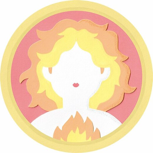 九紫火星タイプのイラスト