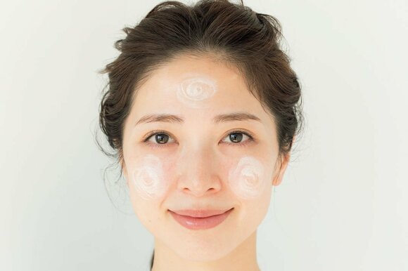 クリームをなると置きで