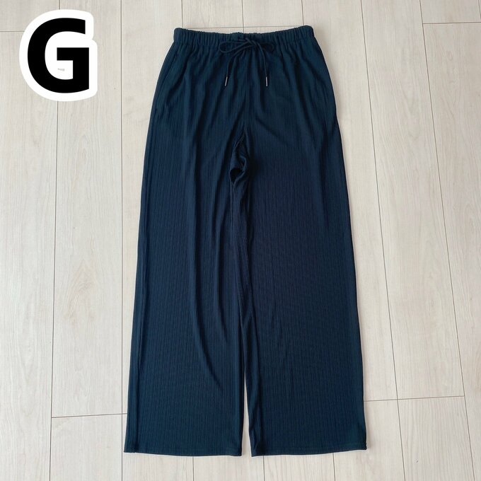 G　リブイージーワイドパンツ（1990円）