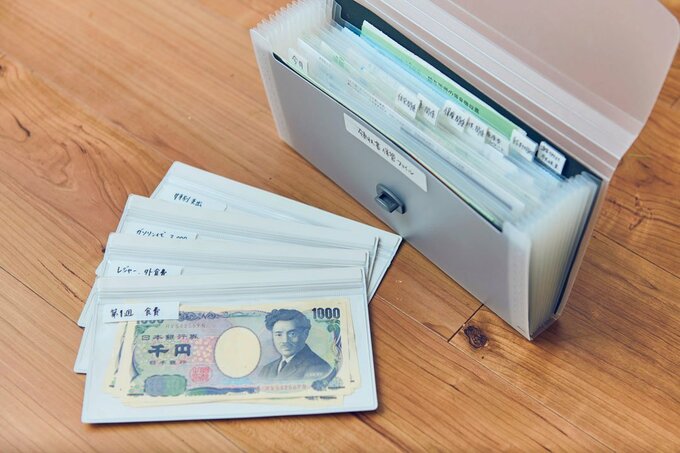 ケースにお札