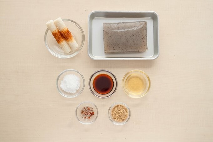 材料が並べられた写真