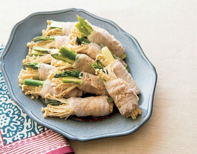 アスパラとエノキ