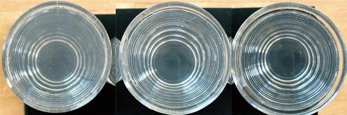 すすぎの水のにごり方