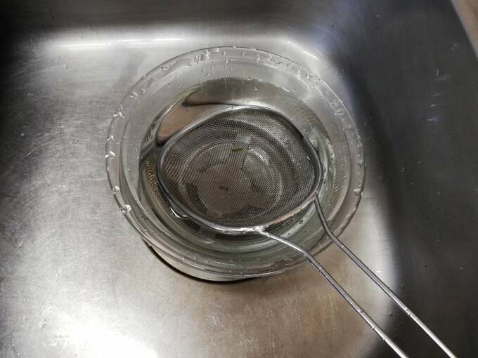 キッチン用品のくすみ取り