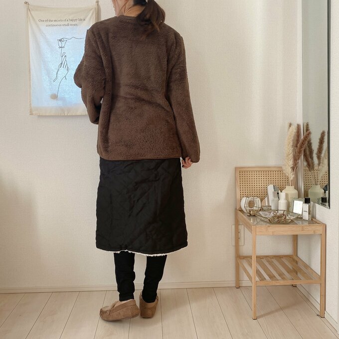 後ろもすっきりとしたデザイン