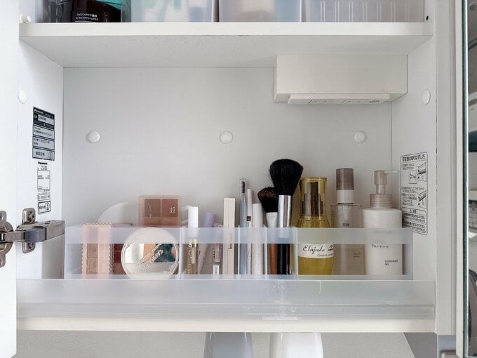 メイク道具の収納