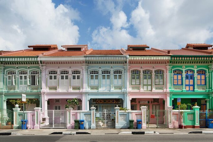 カラフルな建物