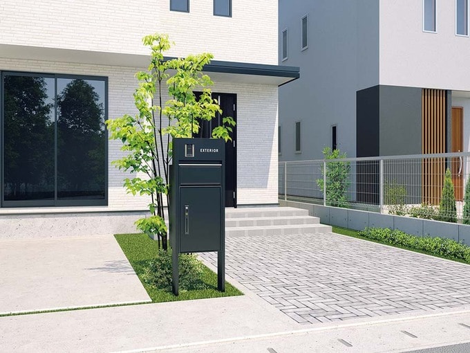 宅配ボックスつき機能ポール「フレムスLight」（三協アルミ）