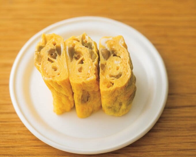 ザーサイ入り卵焼き