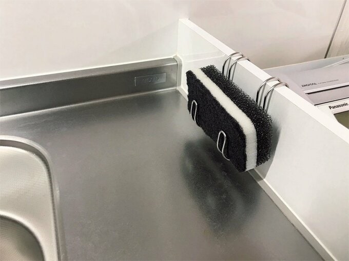 シンクにスポンジ