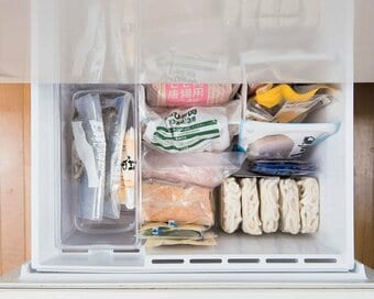 冷蔵庫の使い残しがゼロに！厳選した食材だけを見渡せる収納