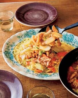 レンジを使って簡単あんかけ焼きそば。マンネリランチの救世主に