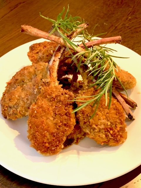 ラムの揚げ焼き