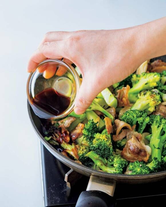 炒め物にしょうゆ