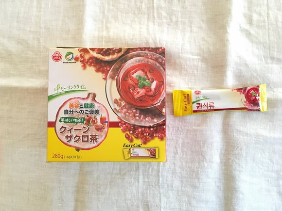 韓国食材のお店でみつけたザクロ茶