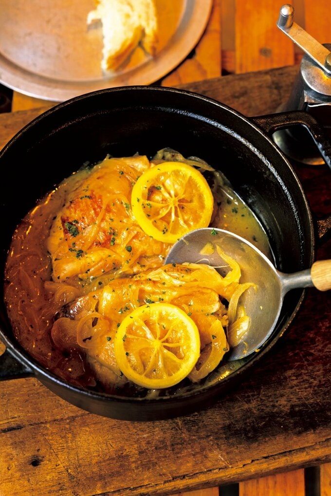 チキンのオレンジ煮