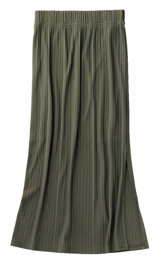 リブナローロングスカート¥1990( ジーユー)