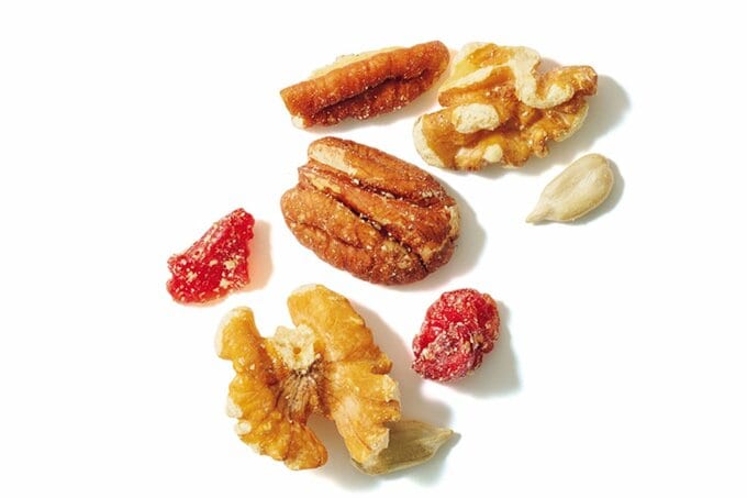 無印良品の素材の栄養おやつポリフェノール くるみ&クランベリー