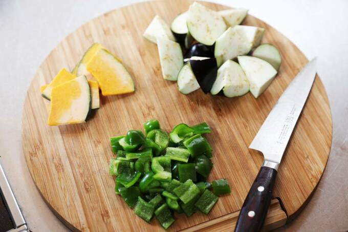 カットした野菜