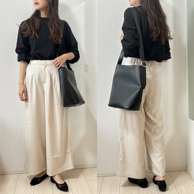 ワイドパンツ合わせ