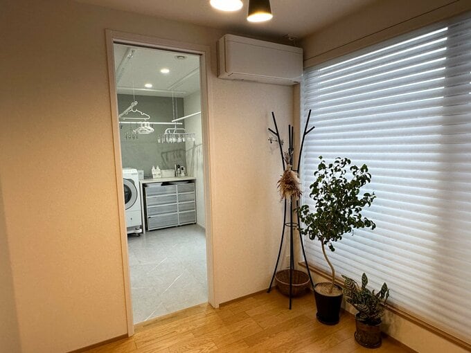 来客用の部屋のエアコン