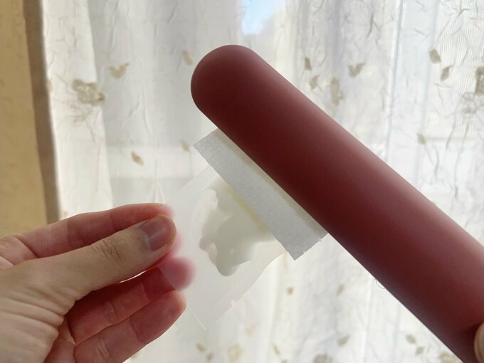 アイロンで封をする