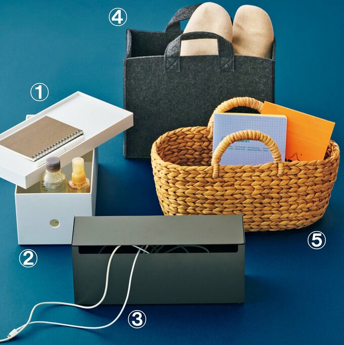 並べられた無印良品のアイテム