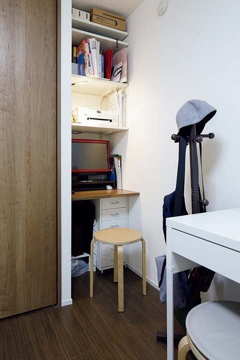 パソコンを置いたワークスペース