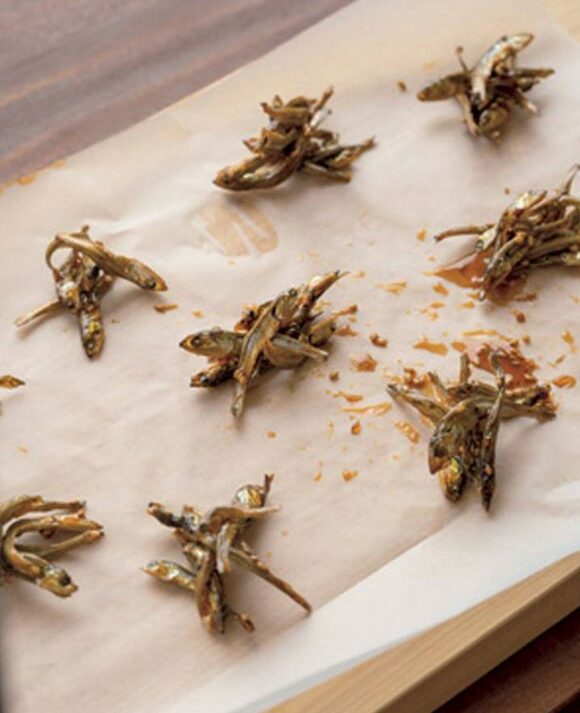 小分けにした田作り