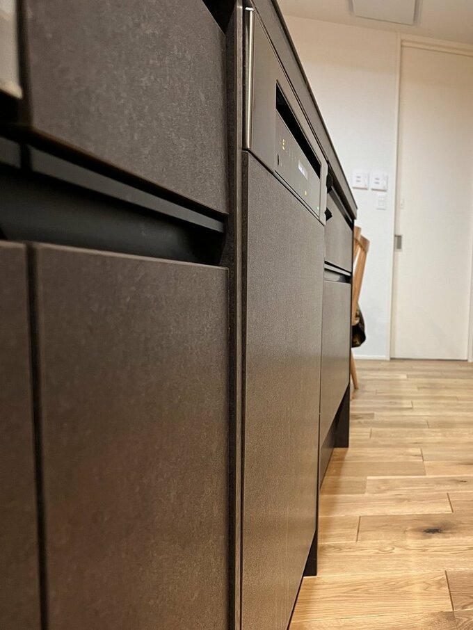 面の合わない食洗機