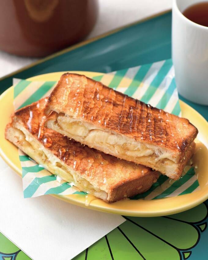 悪魔のクリームバナナホットサンド