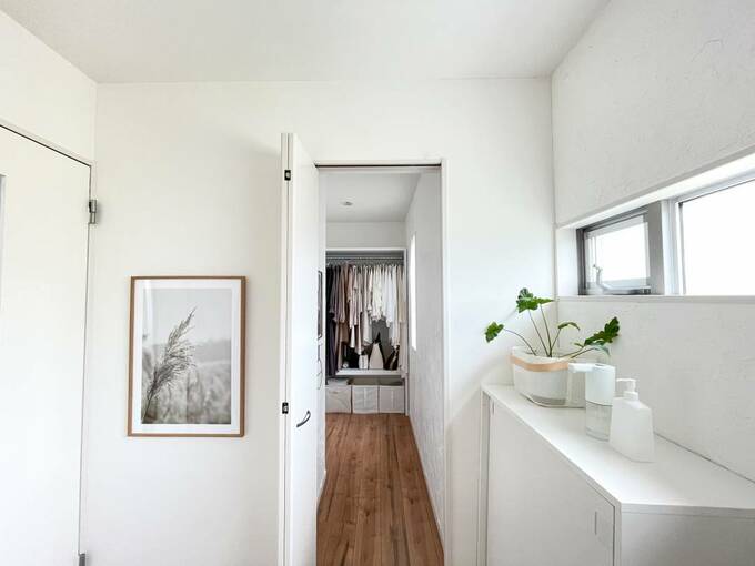 奥にクローゼット