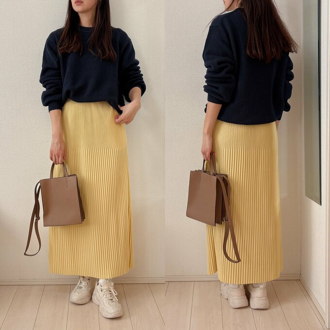 スカート合わせももちろん可愛いコーデ