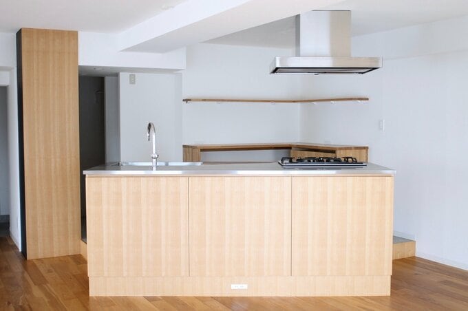 リノベーションしたマンションのキッチン