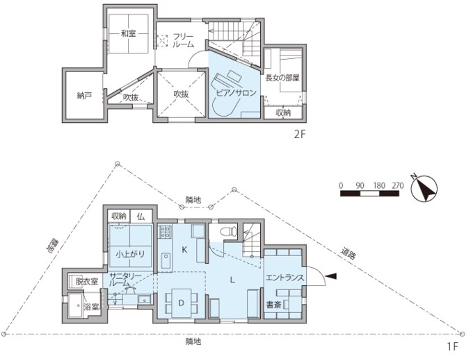 Uさん邸の間取り